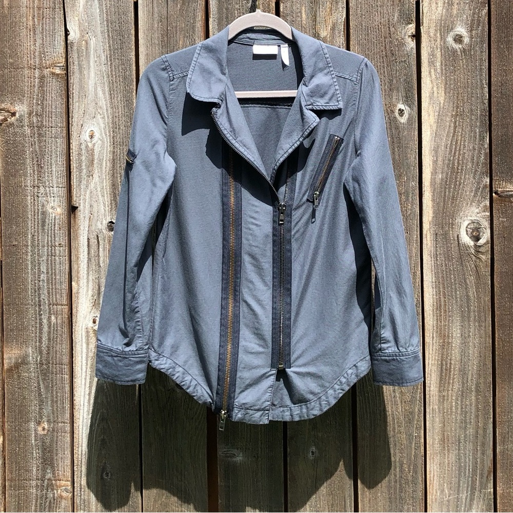 Leith long sleeve zippered top size XS